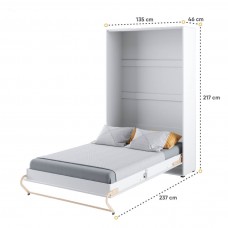 Paceļamā gulta CONCEPT PRO CP2, balts glancēts
